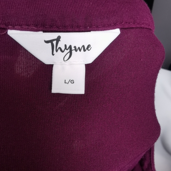 LARGE Thyme Maternity / Nursing Top EUC - Picture 3 of 4